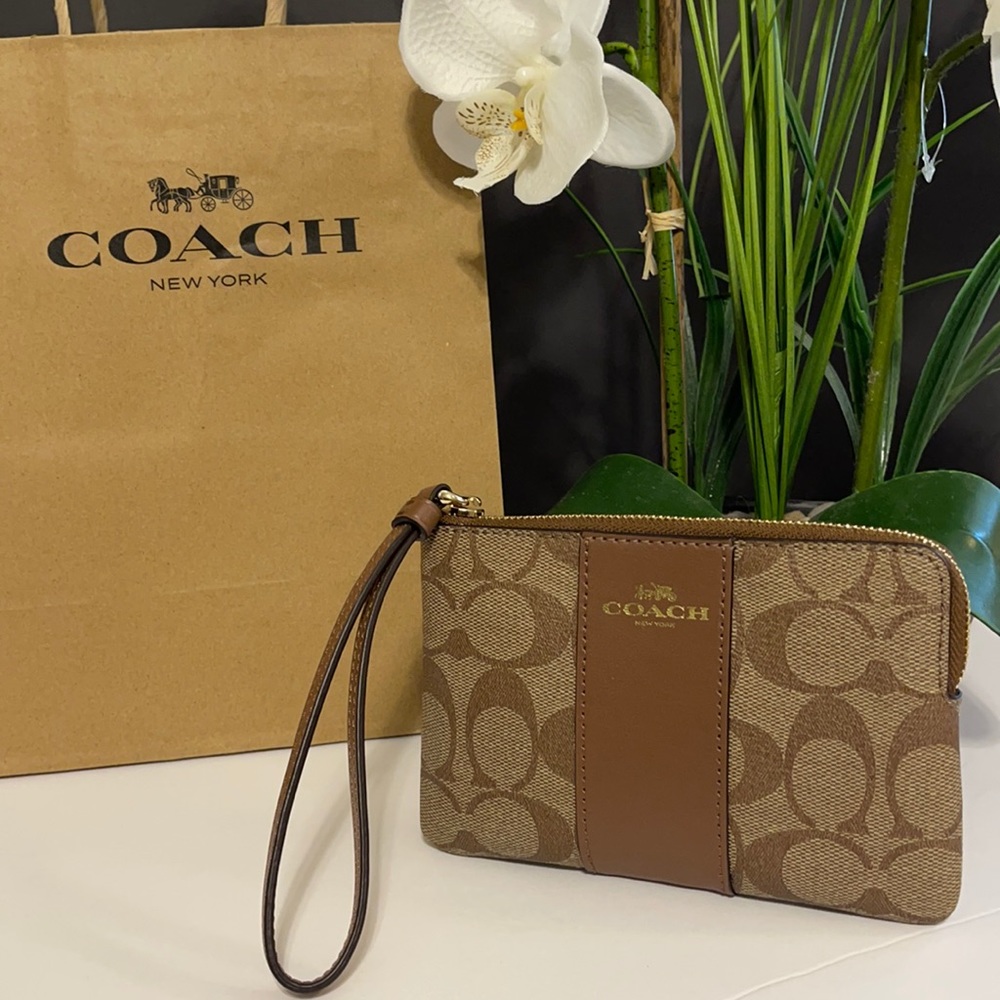 Signature Coach wristlet